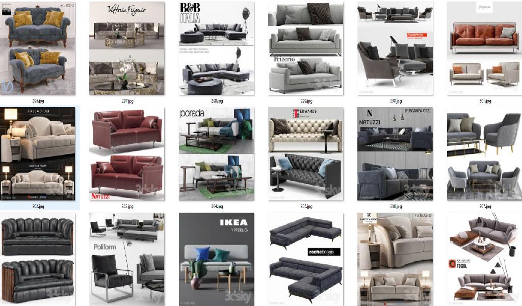 50 MODEL SOFA ĐÔI VOL 15
